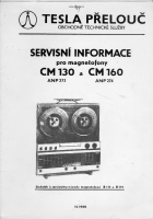 Tesla cm130-160 - Navod k udrzbe 